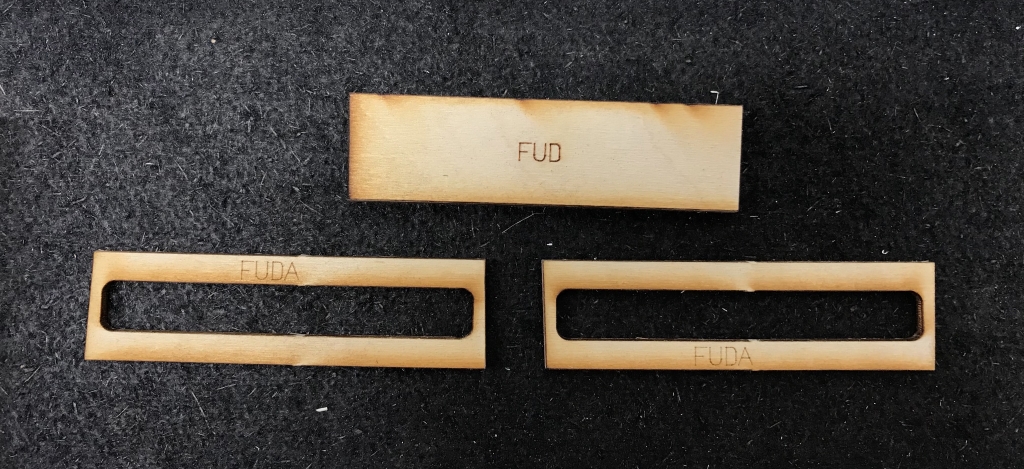 FUD and 2 FUDA's Sanded